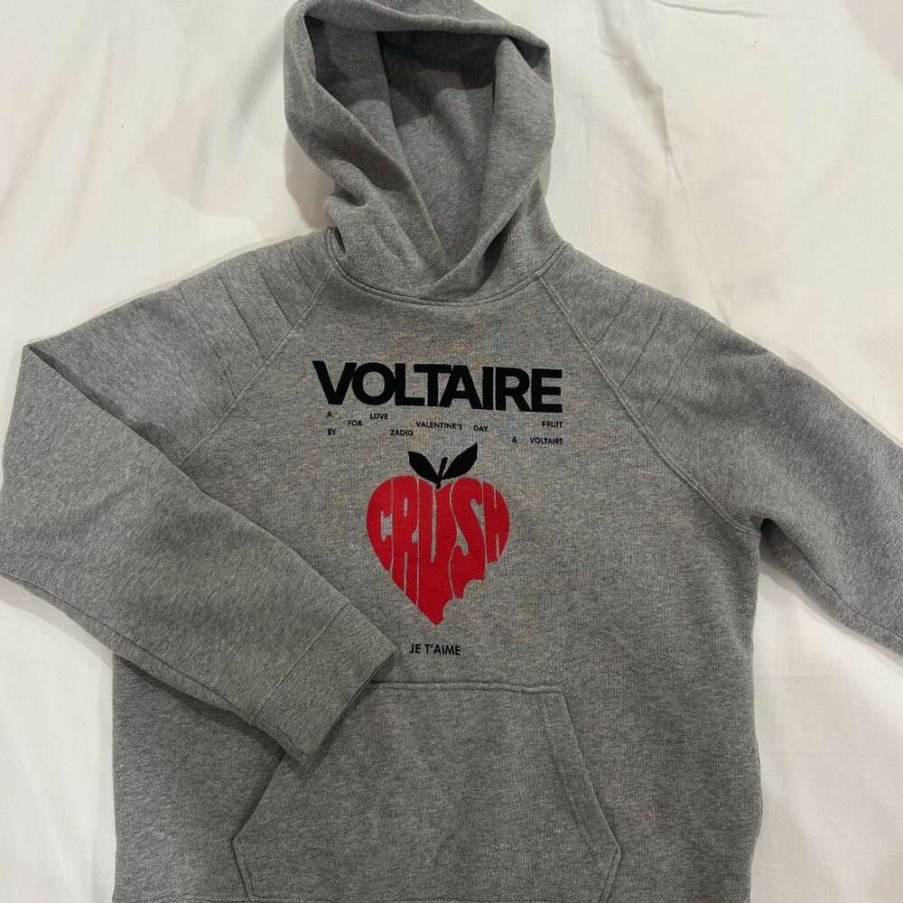 Zadig et Voltaire Avata Grey Concert Crush Hoodie